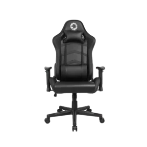 silla gamemax gaming ergonomico cuero sintetico apoyabrazos reclinable elevador de gas metal negro