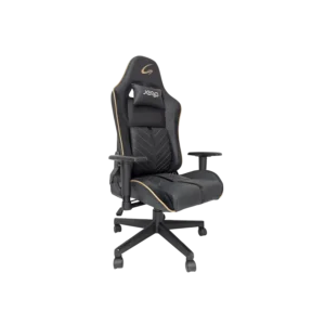 silla jemip gaming mushu ergonomica reposabrazos reclinable negro dorado