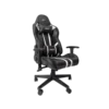 silla jemip gaming racer cojines removibles reposabrazos negro carbon blanco
