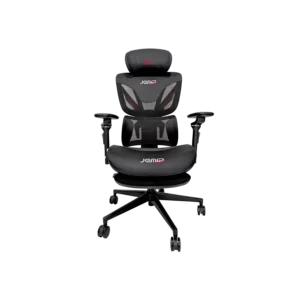 silla jemip gaming red bolt ergonomico reclinable reposabrazos 5d negro rojo