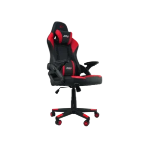 silla jemip gaming scorpion 2 diseño ergonomico reposabrazos ajuste de inclinacion rojo negro