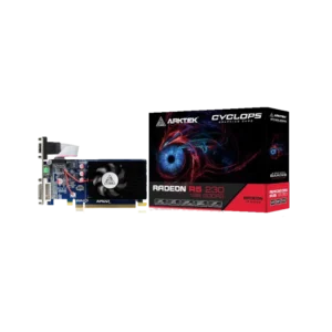tarjeta de video arktek cyclops radeon r5 230 gddr3 64 bits hdmi dvi vga