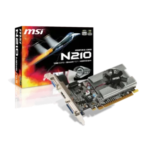 tarjeta de video msi geoforce n210 md1g d3 ddr3 64 bits hdmi dvi negro
