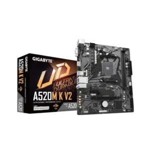 tarjeta madre gigabyte a520m k v2 matx socket amd4 2x ddr4 5100 sata usb hdmi