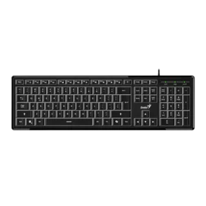 teclado genius slimstar 820 español usb retroiluminado tecla delgada negro